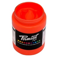 PERMASET AQUA SCREEN INK 300ML FLUORESCENT ORANGE