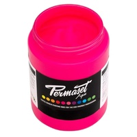 PERMASET AQUA SCREEN INK 300ML FLUORESCENT PINK