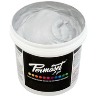 PERMASET AQUA SCREEN INK 4 LITRE METALLIC BRIGHT SILVER (MET1)