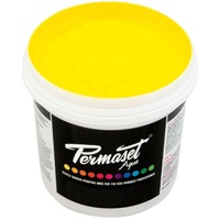 PERMASET AQUA SCREEN INK 4 LITRE MID YELLOW (STD1)
