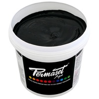 PERMASET AQUA SCREEN INK 4 LITRE SUPER COVER BLACK (SC1)