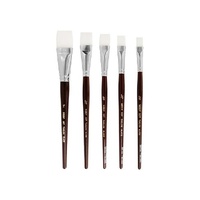 Neef Brush Series 987 White Taklon Short Flat 