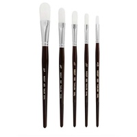 Neef Brush Series 988 White Taklon Long Filbert 
