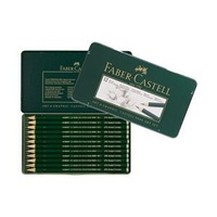 Faber-Castell 9000 Artists Quality Graphite Pencils 