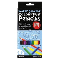 Micador Colourfun Watersoluble Coloured Pencils 