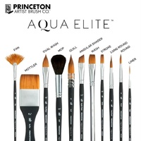 Princeton Aqua Elite Synthetic Brushes 