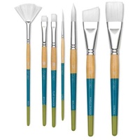 Princeton Snap Synthetic White Short Handle 