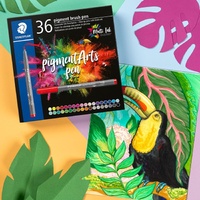 Staedtler Pigment Art Brush Pen Sets
