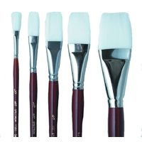 Art Spectrum Brush T350 Series White Taklon Flat 