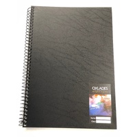 Visual Art Diaries 110Gsm Black Polypropylene Cover