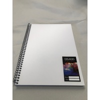 Visual Art Diary 60 Sheet 110Gsm Clear Polypropylene Cover