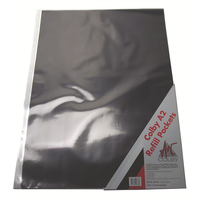 Pockets For Refillable Display Book A2 Packet Of 5