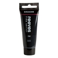 Reeves Gouache Paint 22Ml Black