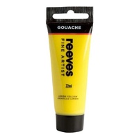 Reeves Gouache Paint 22Ml Lemon Yellow