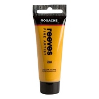 Reeves Gouache Paint 22Ml Yellow Ochre