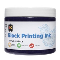 Educational Colours Waterbased Block Printing Ink 250Ml Purple