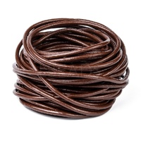 Leather Thonging Brown 2Mm Round X 10M Metre Bundle