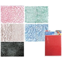 Rubbing Plates Packet Of 4 2 Designs Per Plate Textured