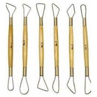 Round Wire Modelling Tools Set Of 6 Assorted