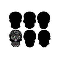 Scratch Art Skulls Packet Of 24