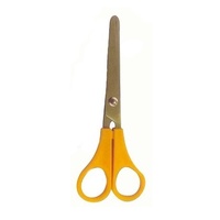 Scissors School H 155Mm Blue Handles, Rounded Stainless Steel Blades, Vinyl Wallet 