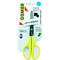 Scissors School K 158Mm Green Handle Left  Handed 