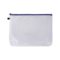 Soft Mesh Handy Zippered Multi Purpose Pouch A4
