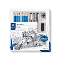 Staedtler Lumograph Sketching Set Of 12