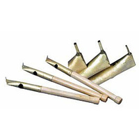 Large Taiwanese Cantings Sold Individually. Wooden Handles With Strong Brass Heads.