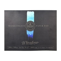 Winslow Water Colour Pad 200Gsm 100Sheet 9 X12 Or 24X32Cm