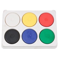 Zart Poster Colour Palette Of 6 Discs Basic Colours
