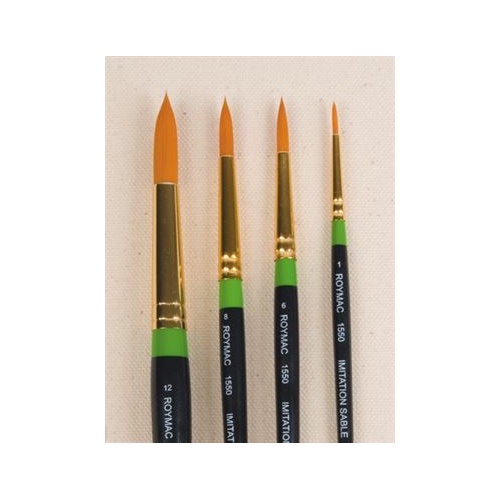 Roymac Brush Series 1550 Imitation Sable Round #000 Packet Of 10