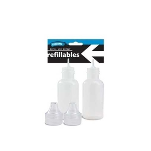 Derivan Refillables 2X135Ml Bottles Lid & Nozzle