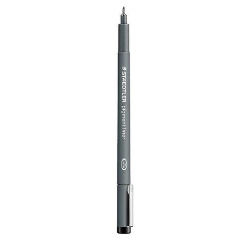 Staedtler Pigment Liner 0.05Mm Pigmented Ink, Lightfast, Completely Waterproof When Dry