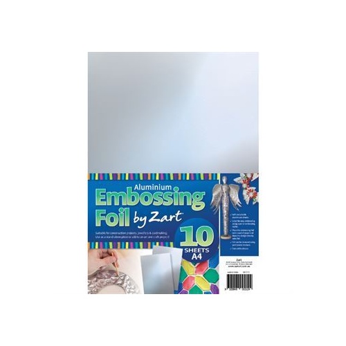 Aluminium Embossing Foil A4 Pkt Of 10