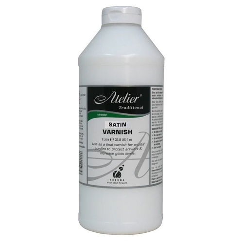 Atelier Satin Varnish 1 Litre