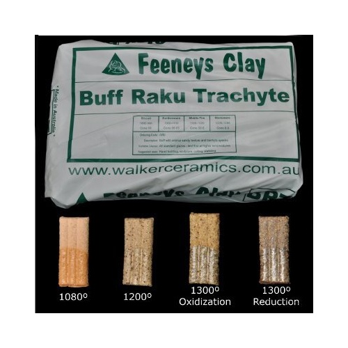 Buff Raku Clay 12.5Kg Block