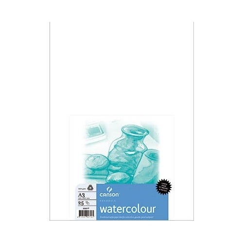 Canson 200 Classroom Pack Watercolour Paper White A4 - Pkt Of 25