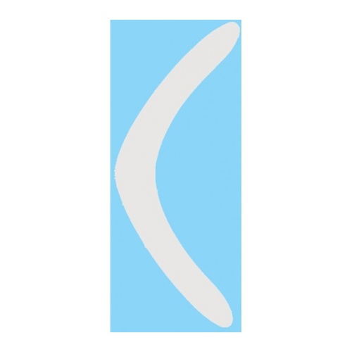 Boomerangs Quality Pasteboard Cut Outs 30 Each Of 13Cm & 26Cm Per Pack