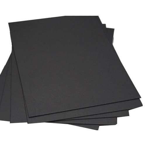 Cardboard Double Sided 225Gsm 640 X 920Mm Black Per Sheet