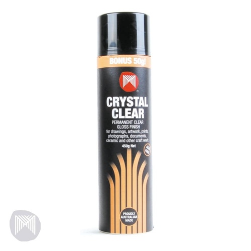 Micador Crystal Clear Spray Varnish 400 Gram Can