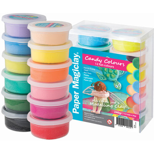 Candy Magiclay Colours 240Gram. 12 Colours X 20Gram.