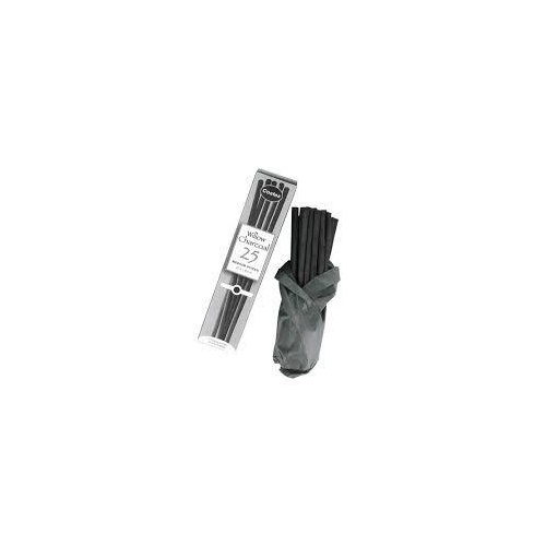 Coates Willow Charcoal Medium 6Mm Box Of 25 Sticks