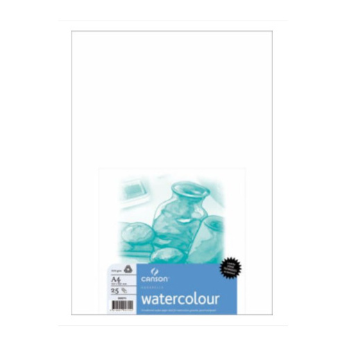Canson 200Gsm Watercolour Paper White A3 Pkt Of 25