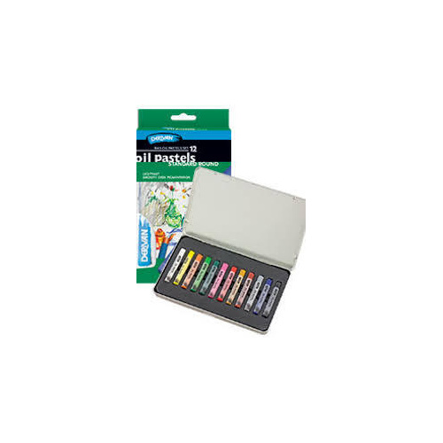 Derivan Oil Pastels Set 12