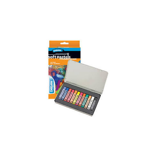 Derivan Soft Pastels Tin Of 12