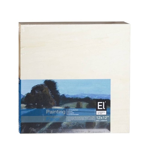 Elements Of Art Wood Panels 3/4" Unprimed 12X12 - 30X30Cm