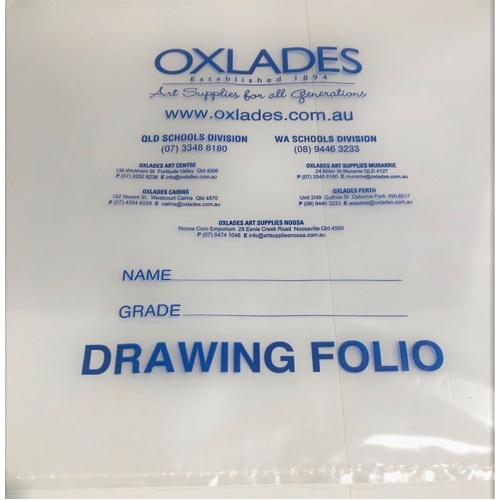 Students Plastic Art Folio A1 Made From Heavy Durable Plastic With Provision For Students Name And Grade