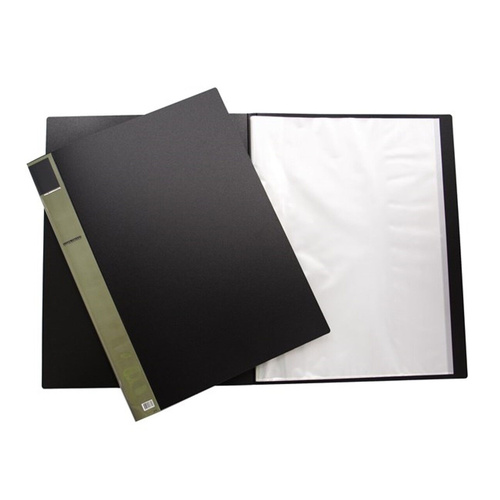 Quill Fixed Pocket Display Book, 20 Pockets A4 