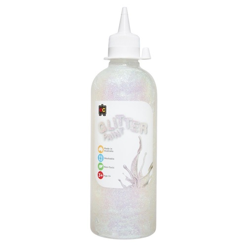 Educational Colours Glitter Paint 500Ml Krystal (Multi-Coloured)